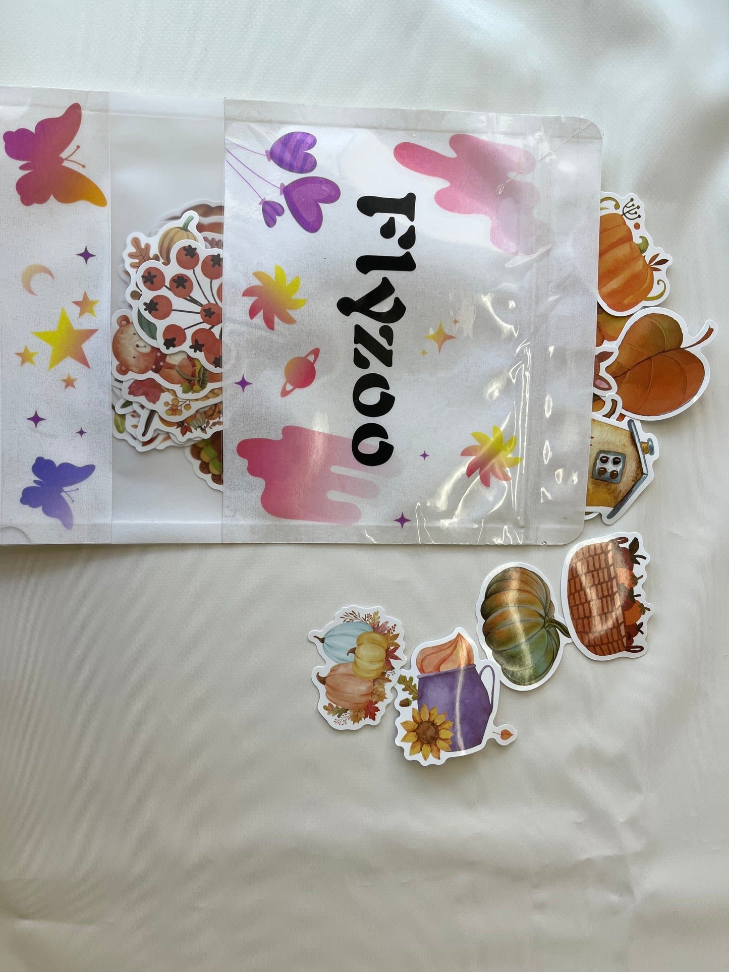 Flyzoo 50 Pcs Cute Stickers for Kids & Adults
