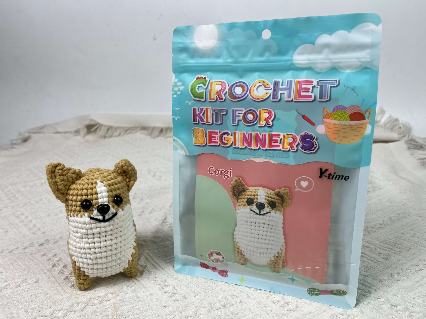 Y-time DIY Cute Puppy Crochet Kit