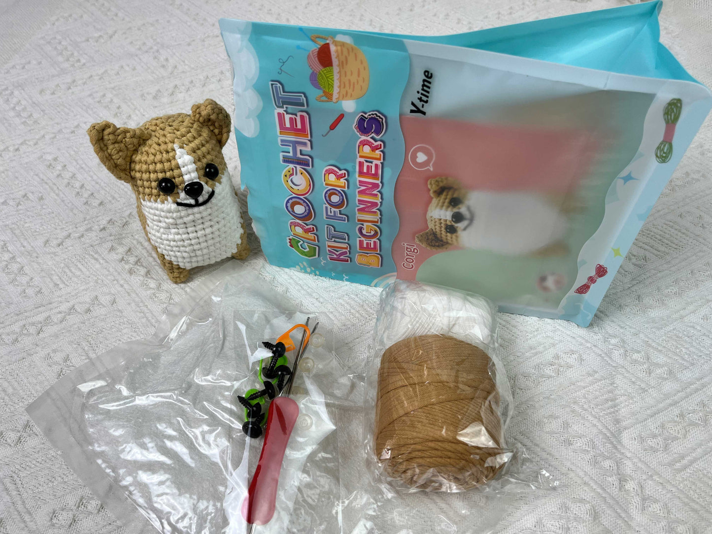 Y-time DIY Cute Puppy Crochet Kit