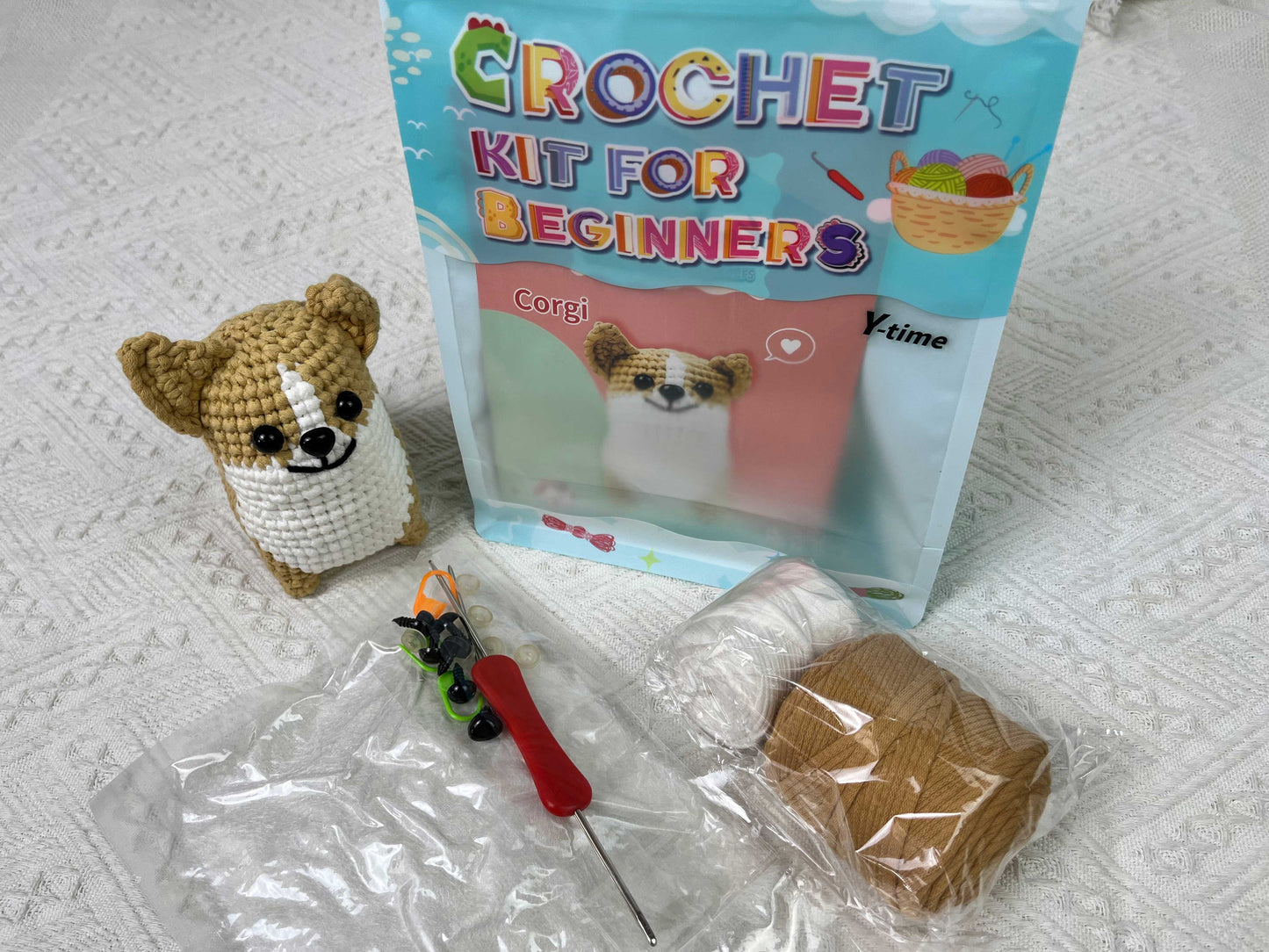 Y-time DIY Cute Puppy Crochet Kit