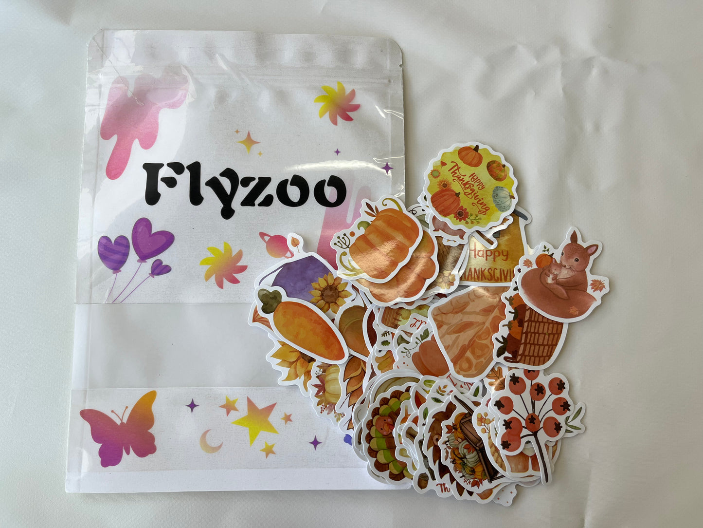 Flyzoo 50 Pcs Cute Stickers for Kids & Adults