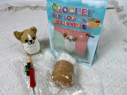 Y-time DIY Cute Puppy Crochet Kit